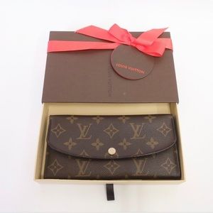 Louis Vuitton Monogram Emillie Wallet With Box Included
